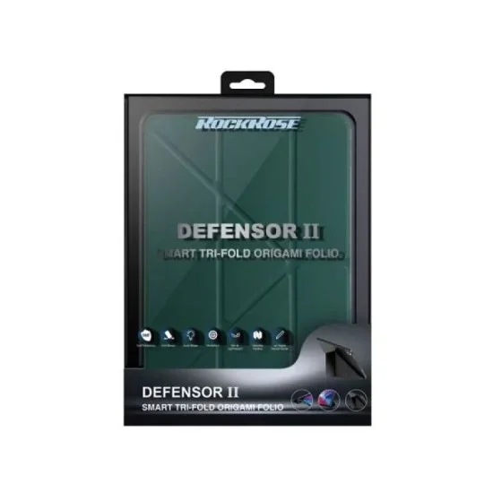 ROCKROSE Defensor I "Smart Tri-Fold Folio (For iPad Pro 11"" 2020)" - Green